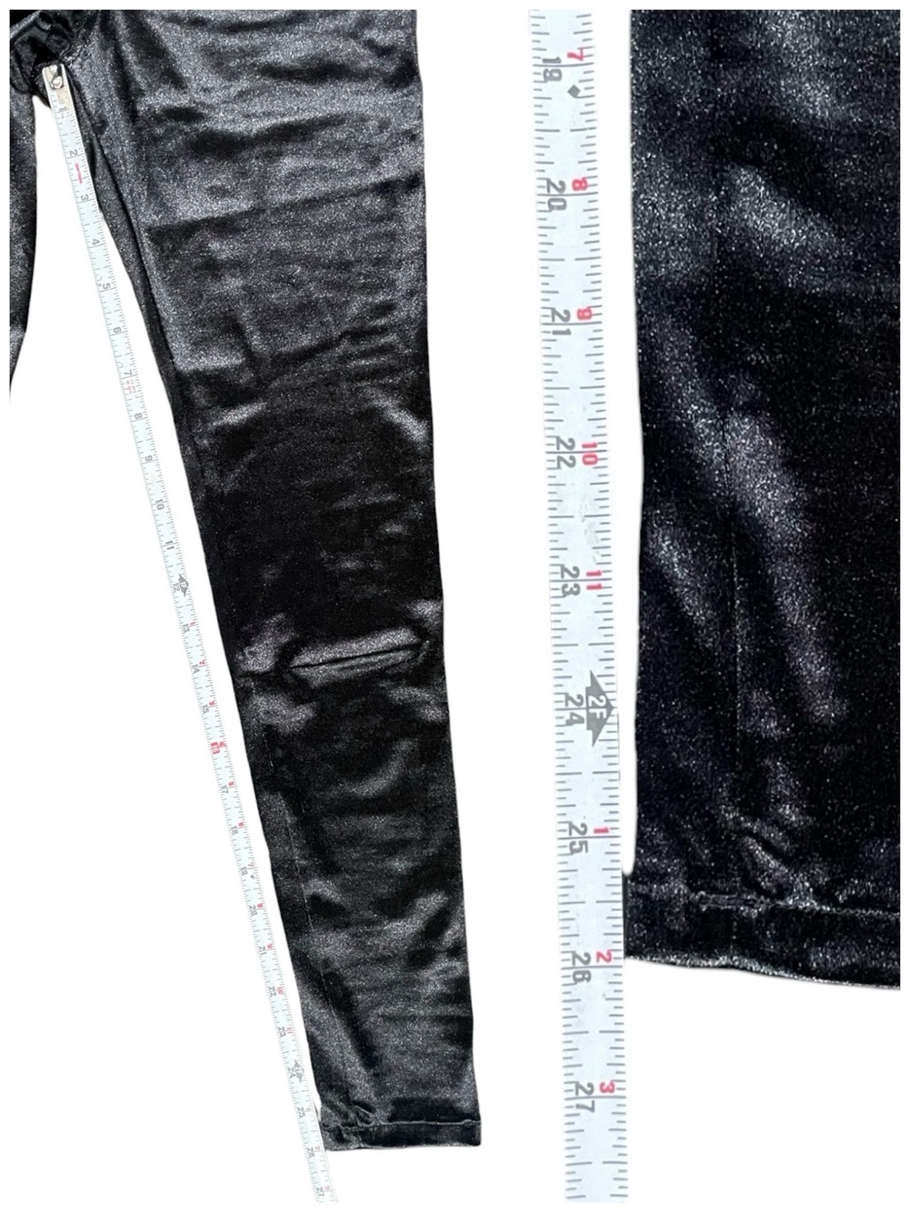 ISABEL MARANT Erna Metallic Satin Stretch Skinny Pants US 2 XS - Picture 13 of 15